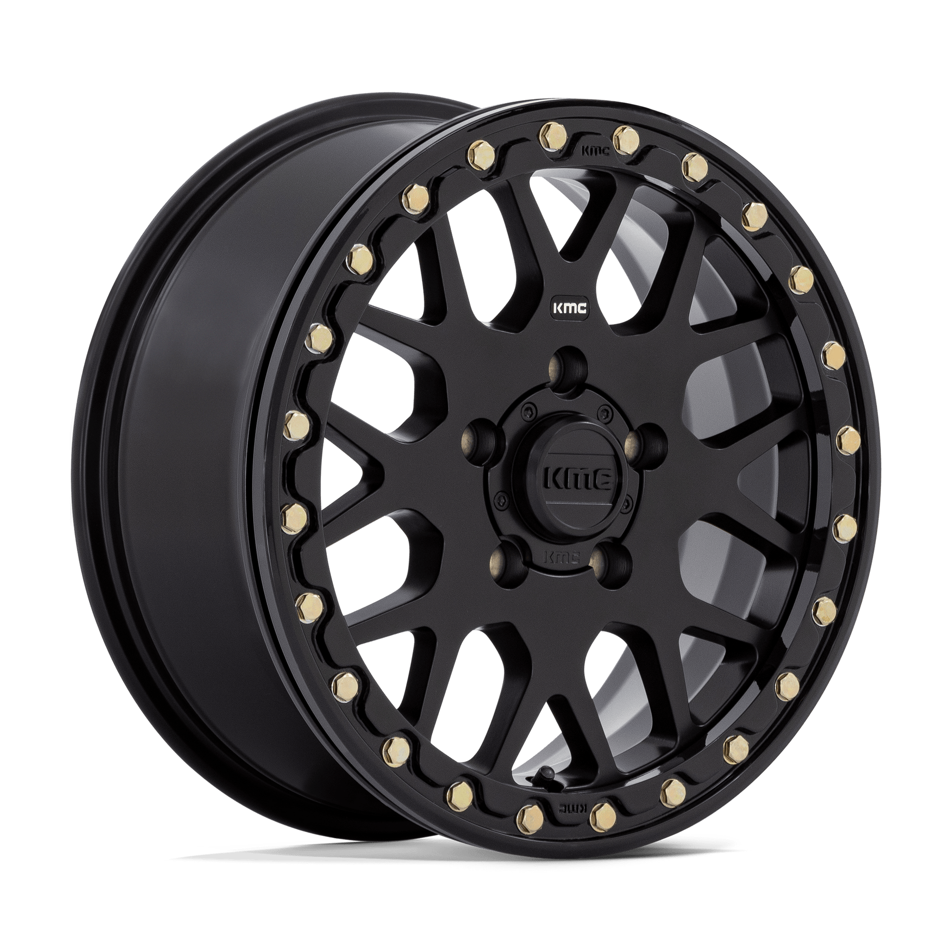 KMC POWERSPORTS KS235 GRENADE BEADLOCK 15X6 38 5X114.3 SATIN BLACK