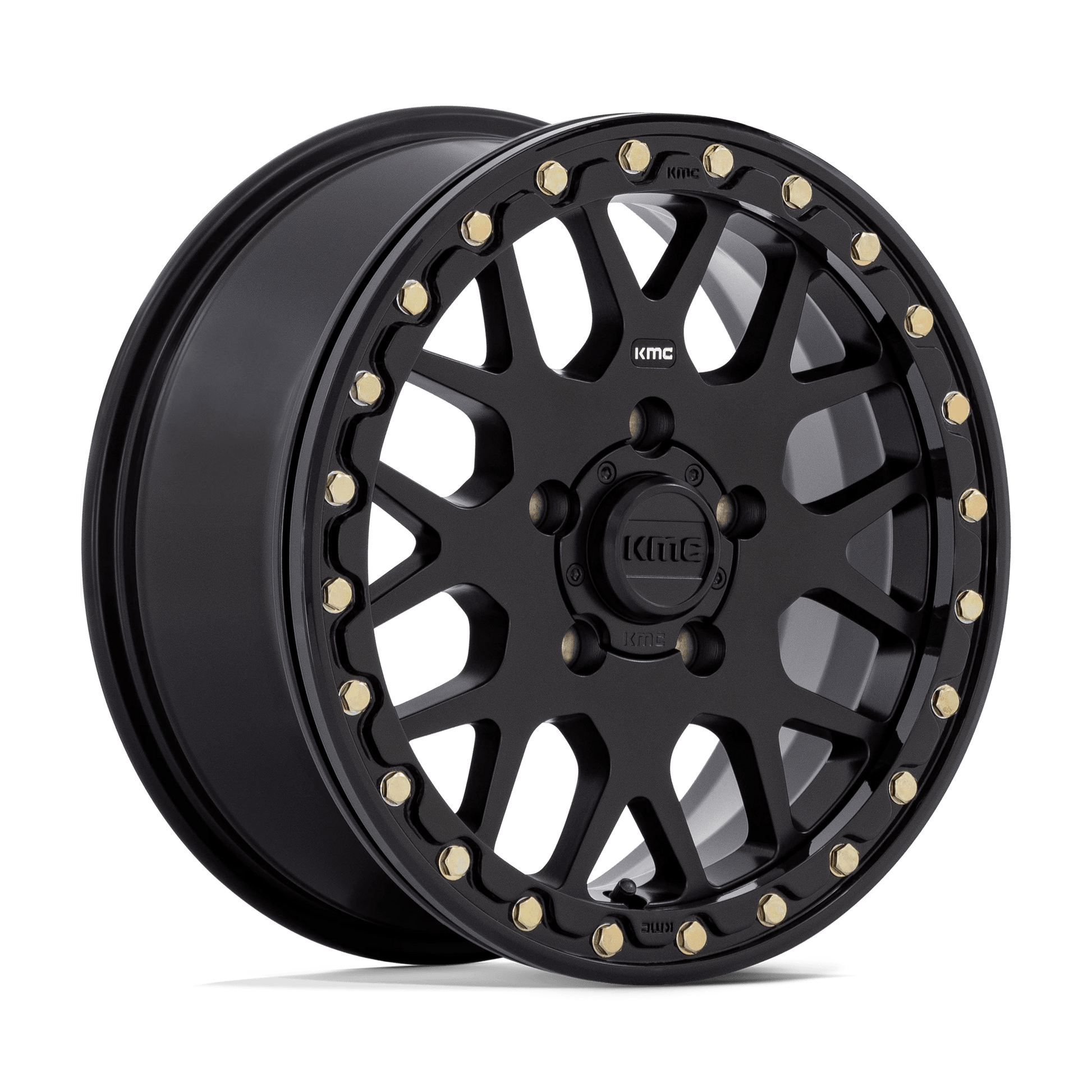 KMC POWERSPORTS KS235 GRENADE BEADLOCK 15X6 38 5X114.3 SATIN BLACK