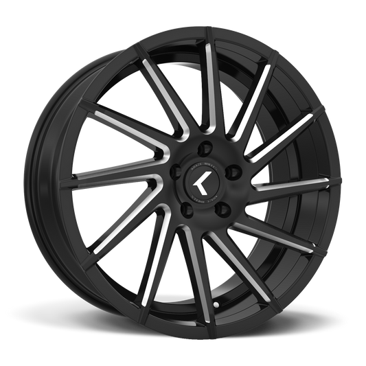 KRAZE SPINNER KR181 20X8.5 40 5x112 BLACK/MACHINED