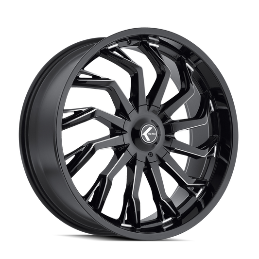 KRAZE SCRILLA KR142 26X10 18 5x115/5x120 BLACK/MILLED
