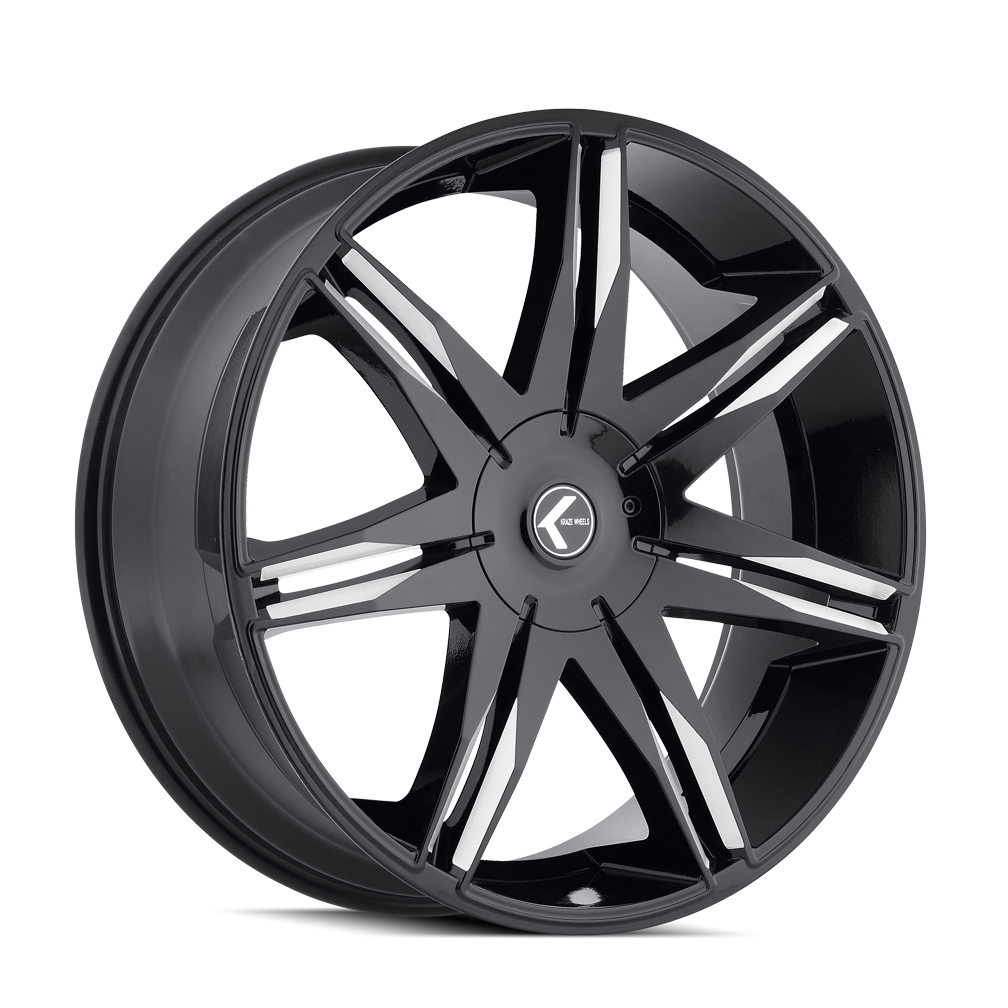 KRAZE EPIC KR143 22X9.5 18 5x115/5x120 BLACK/MILLED