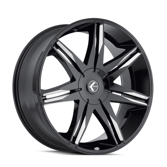 KRAZE EPIC KR143 22X9.5 30 6x135/6x139.7 BLACK/MILLED