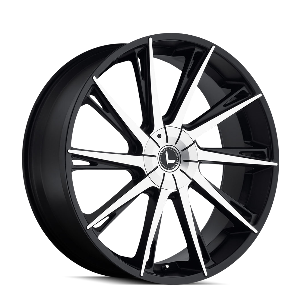 KRAZE SWAGG KR144 22X9.5 18 5x115/5x120 BLACK/MACHINED