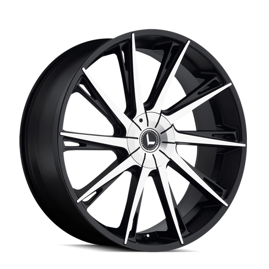 KRAZE SWAGG KR144 22X9.5 18 5x115/5x120 BLACK/MACHINED