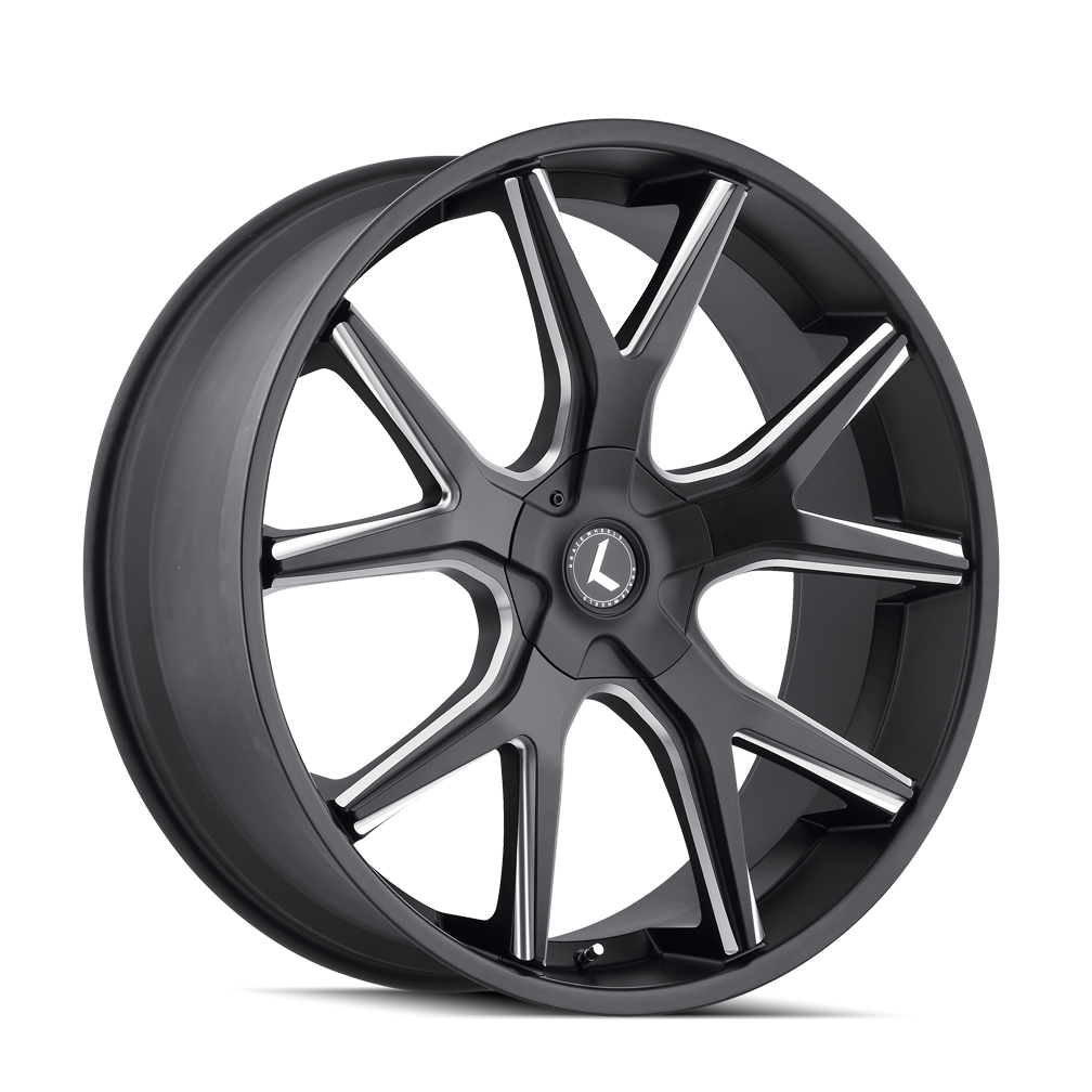 KRAZE SPLTZ KR146 22X9.5 18 5x115/5x120 BLACK/MILLED