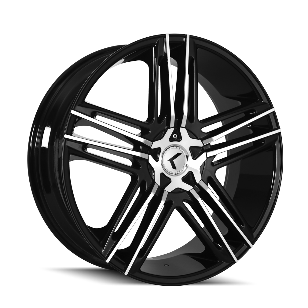 KRAZE HELLA KR157 22X8.5 40 5x114.3/5x120.65 BLACK/MACHINED