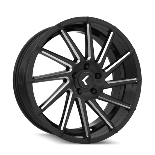 KRAZE SPINNER KR181 22X8.5 40 5x112 BLACK/MACHINED