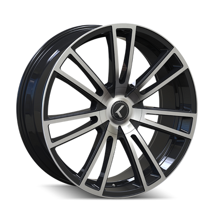 KRAZE SPECTRA 183 18X8 40 5x112/5x120 BLACK/MACHINED