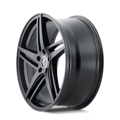 KRAZE MILANO KR195 17X8 38 5x115 SATIN BLACK