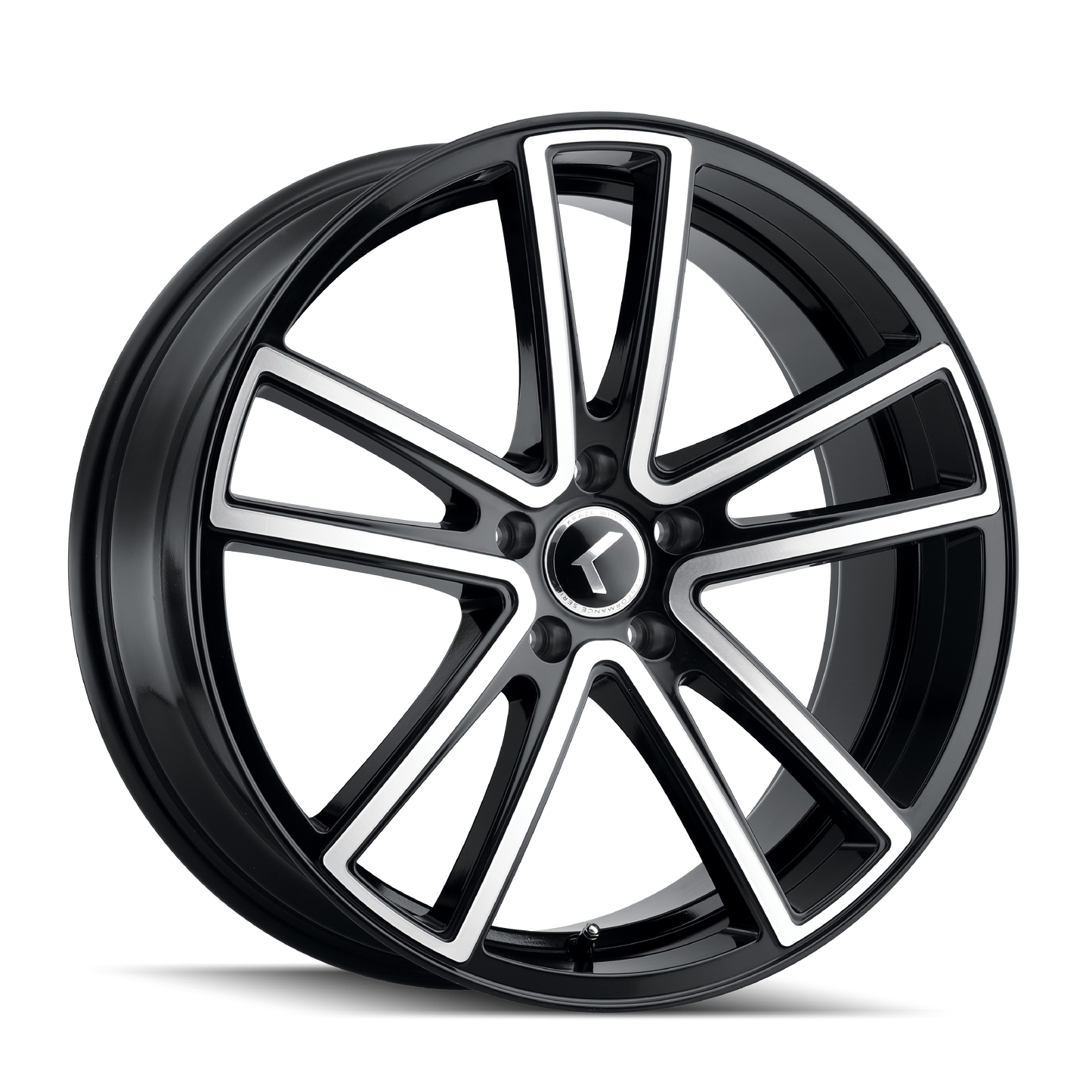 KRAZE LUSSO KR190 22X8.5 38 5x112 BLACK/MACHINED