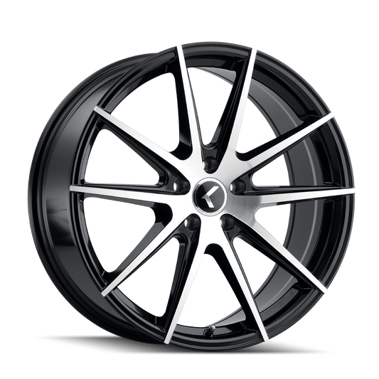 KRAZE TURISMO KR193 20X8.5 38 5x114.3 BLACK/MACHINED