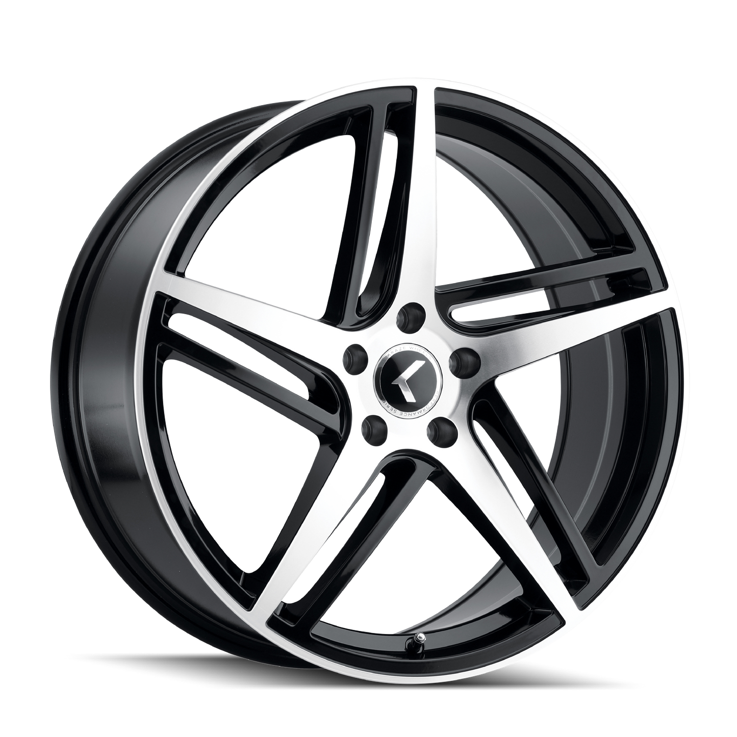 KRAZE MILANO KR195 20X8.5 38 5x120 BLACK/MACHINED