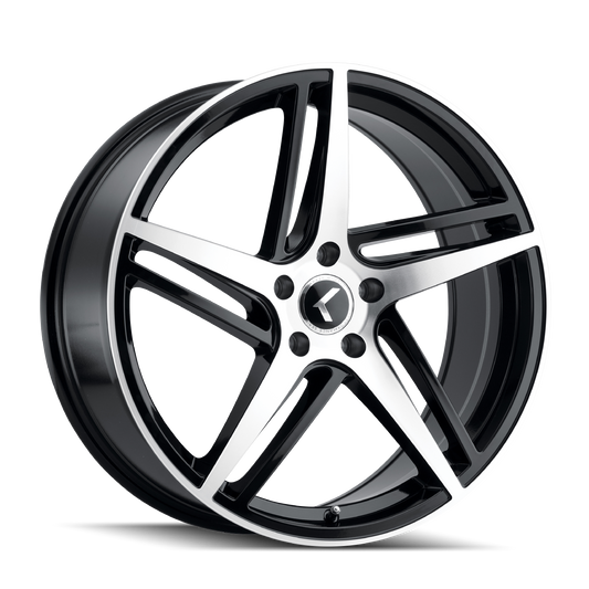 KRAZE MILANO KR195 20X8.5 38 5x120 BLACK/MACHINED