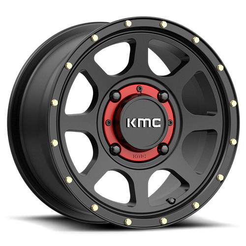 KMC Powersports KS134 ADDICT 2 15X6 38 4X137/4X137 Satin Black