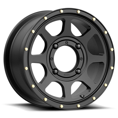 KMC Powersports KS134 ADDICT 2 14X7 38 4X137/4X137 Satin Black