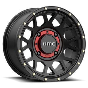 KMC Powersports KS135 GRENADE 14X7 38 4X137/4X137 Satin Black