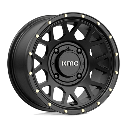 KMC Powersports KS135 GRENADE 15X10 0 4X156/4X156 Satin Black