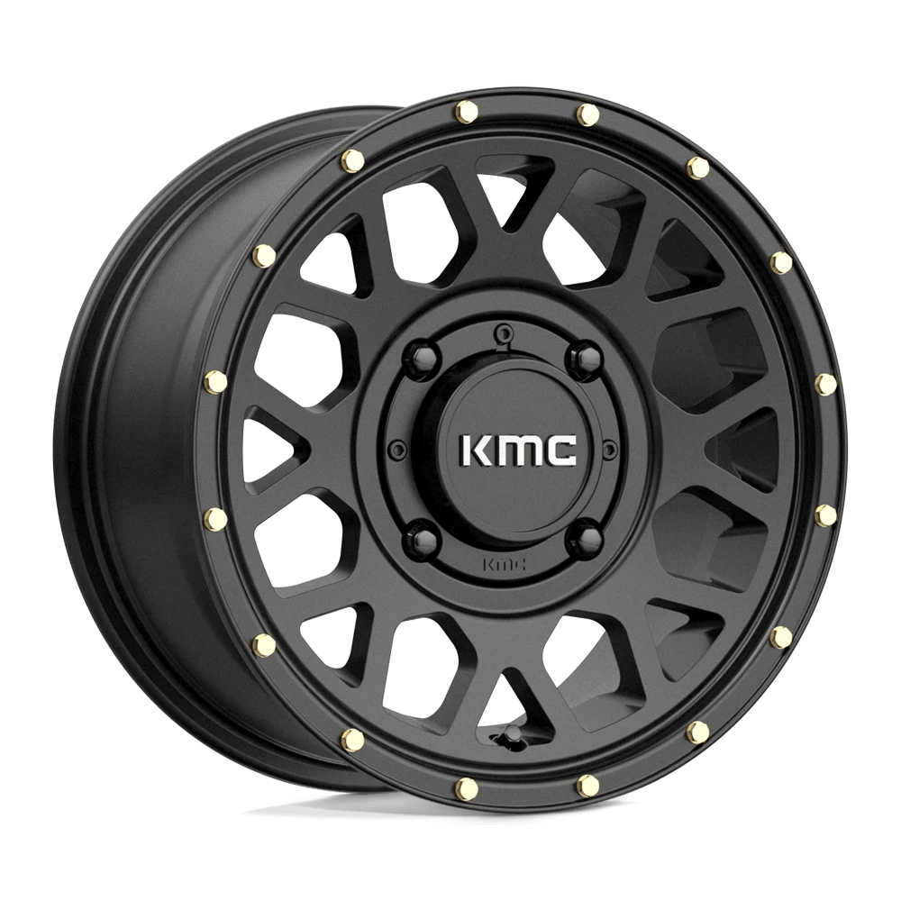 KMC Powersports KS135 GRENADE 14X7 38 4X156/4X156 Satin Black