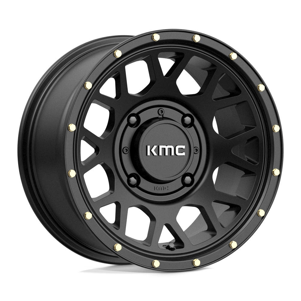 KMC Powersports KS135 GRENADE 14X7 10 4X156/4X156 Satin Black