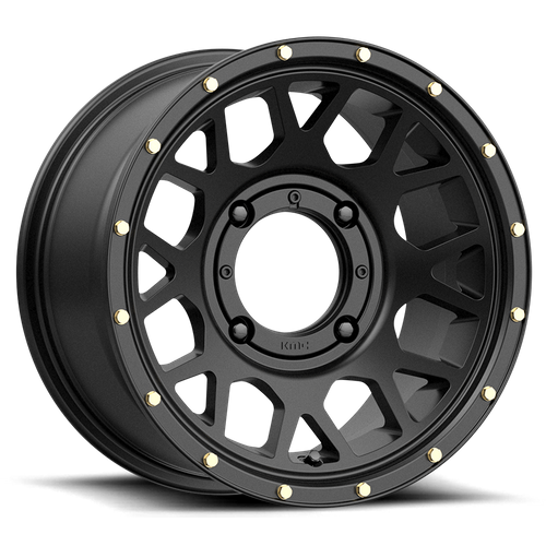 KMC Powersports KS135 GRENADE 15X10 0 4X156/4X156 Satin Black