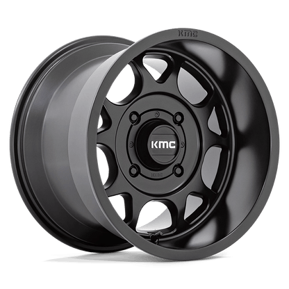 KMC Powersports KS137 TORO S UTV 15X10 0 4X137/4X137 Satin Black