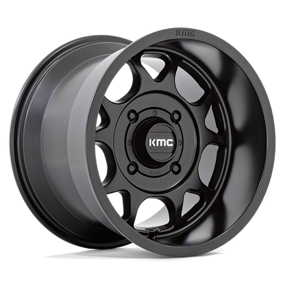 KMC Powersports KS137 TORO S UTV 15X10 0 4X137/4X137 Satin Black