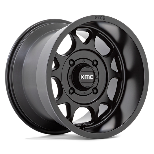 KMC Powersports KS137 TORO S UTV 15X10 0 4X137/4X137 Satin Black