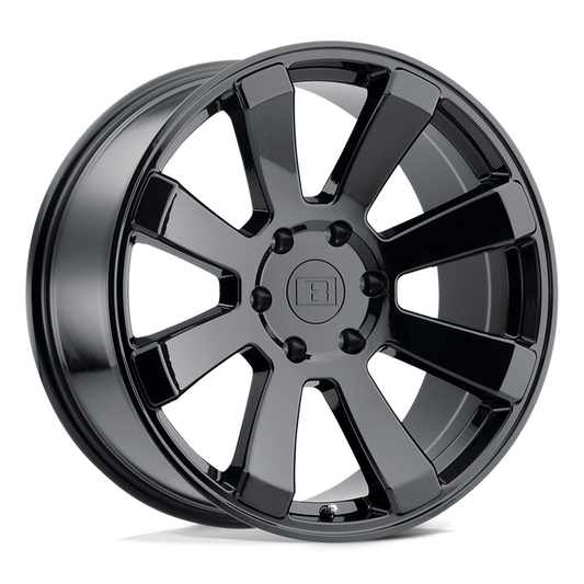 Level 8 ENFORCER 17X8.5 -24 5X114.3/5X4.5 GLOSS BLACK