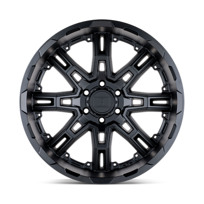 Level 8 SLINGSHOT 20X9 10 6X120/6X120 MATTE BLACK BIG X FACTOR