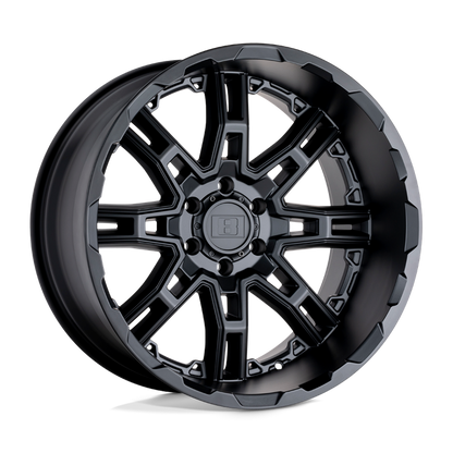 Level 8 SLINGSHOT 20X9 10 6X120/6X120 MATTE BLACK BIG X FACTOR