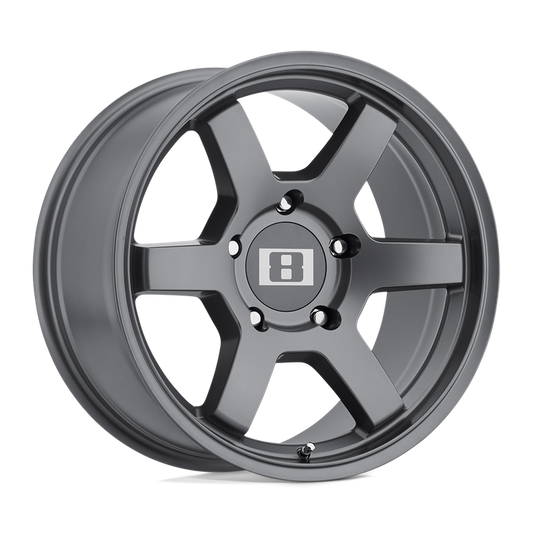 Level 8 MK6 16X8 0 6X114.3/6X4.5 MATTE GUNMETAL