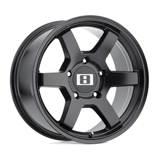 Level 8 MK6 17X8 0 6X139.7/6X5.5 MATTE BLACK