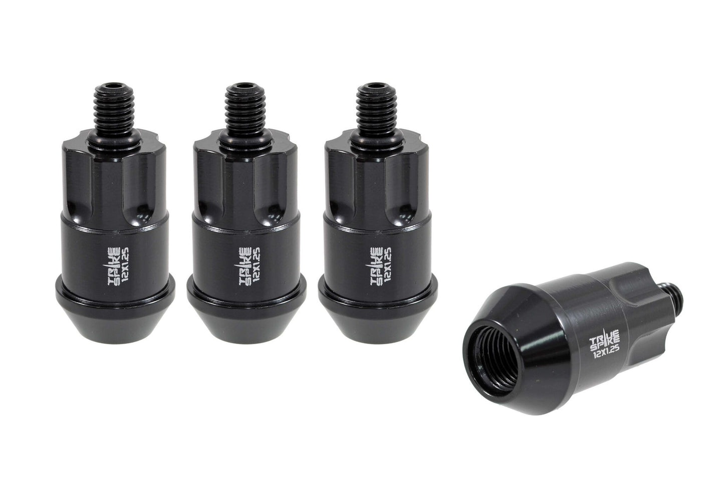 TRUE SPIKE ACORN ANTI-THEFT WHEEL LOCK LOCKING LUG NUTS CNC MACHINED FORGED STEEL