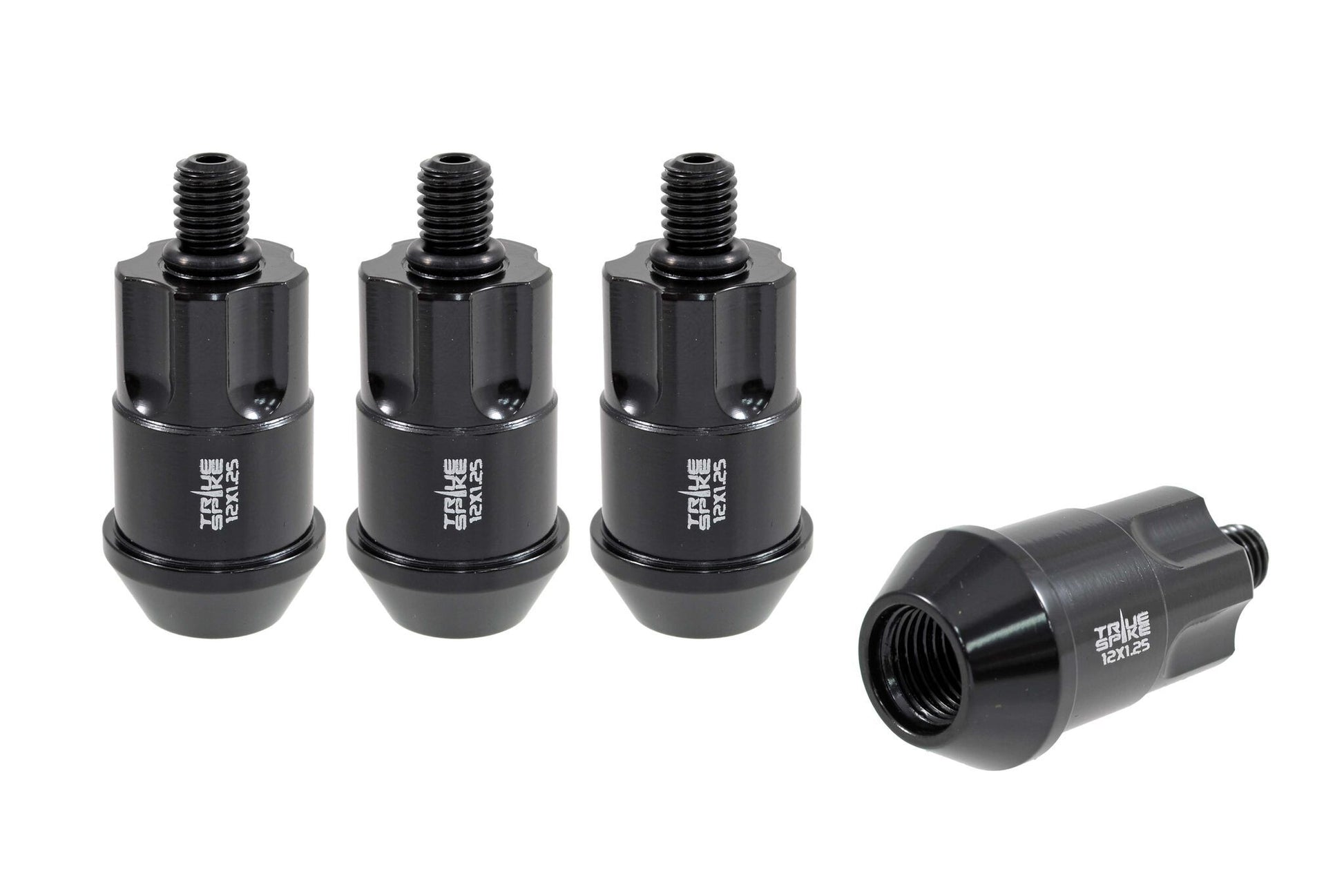 TRUE SPIKE ACORN ANTI-THEFT WHEEL LOCK LOCKING LUG NUTS CNC MACHINED FORGED STEEL