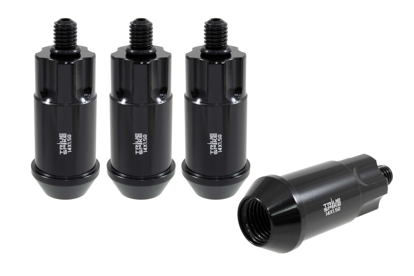 TRUE SPIKE ACORN ANTI-THEFT WHEEL LOCK LOCKING LUG NUTS CNC MACHINED FORGED STEEL
