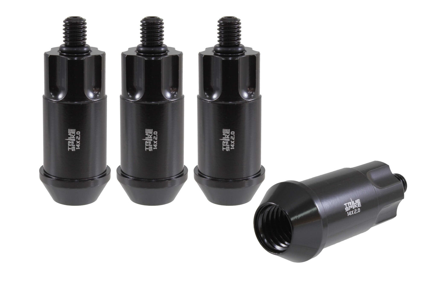 TRUE SPIKE ACORN ANTI-THEFT WHEEL LOCK LOCKING LUG NUTS CNC MACHINED FORGED STEEL