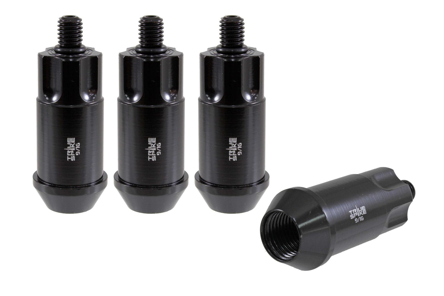 TRUE SPIKE ACORN ANTI-THEFT WHEEL LOCK LOCKING LUG NUTS CNC MACHINED FORGED STEEL