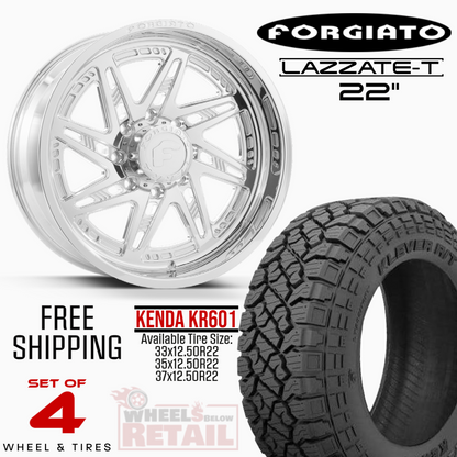 SET OF 4 FORGIATO LAZZATE-T 22-INCH PACKAGE FOR CHEVROLET 2500
