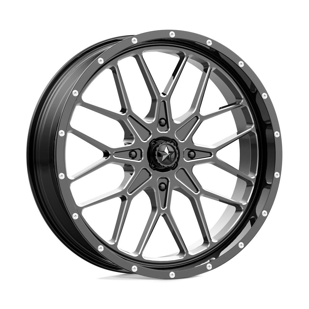 MSA OFFROAD WHEELS M45 PORTAL 16X7 10 4X137 GLOSS BLACK MILLED