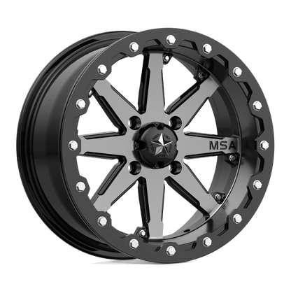 MSA Offroad Wheels M21 LOK BEADLOCK 14X7 0 4X115 CHARCOAL TINT