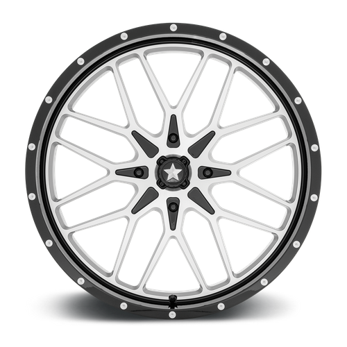 MSA Offroad Wheels M45 24X7 0 4X156/4X156 Gloss Black Machined