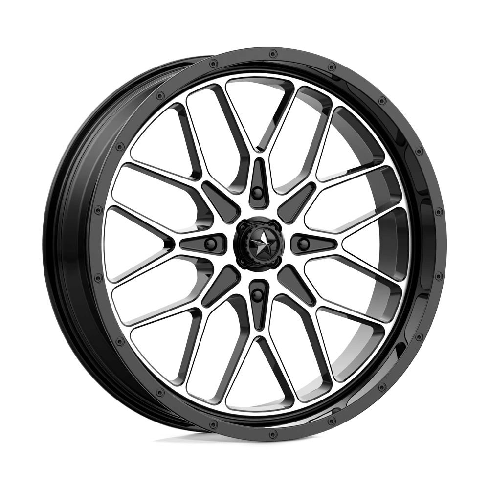 MSA Offroad Wheels M45 20X7 0 4X156/4X156 Gloss Black Machined