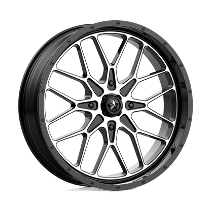 MSA Offroad Wheels M45 20X7 0 4X156/4X156 Gloss Black Machined