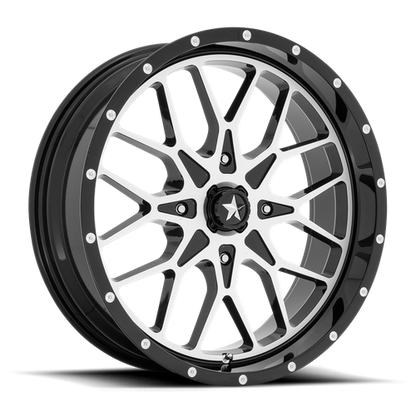 MSA Offroad Wheels M45 20X7 0 4X156/4X156 Gloss Black Machined