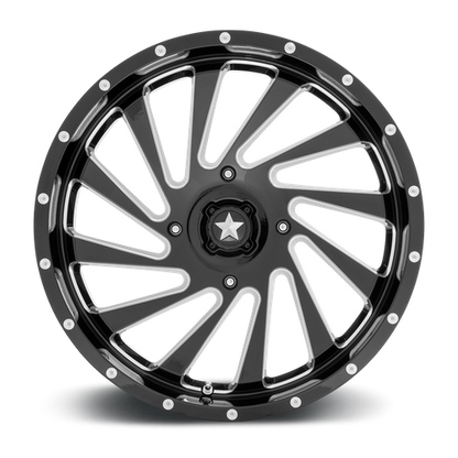 MSA Offroad Wheels M46 20X7 0 4X110/4X110 Gloss Black Milled