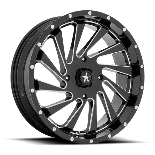 MSA Offroad Wheels M46 20X7 0 4X137/4X137 Gloss Black Milled