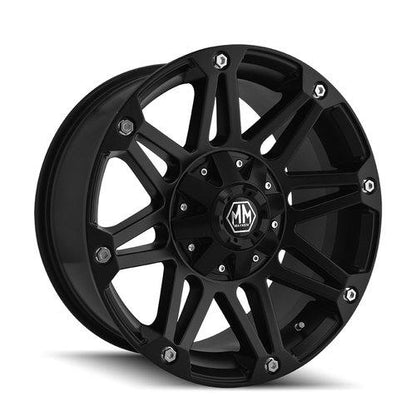 Mayhem 8010 Riot 18x9 -12 5x127(5x5)/5x139.7(5x5.5) Matte Black