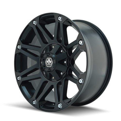 Mayhem 8010 Riot 17x8 10 8x180 Matte Black