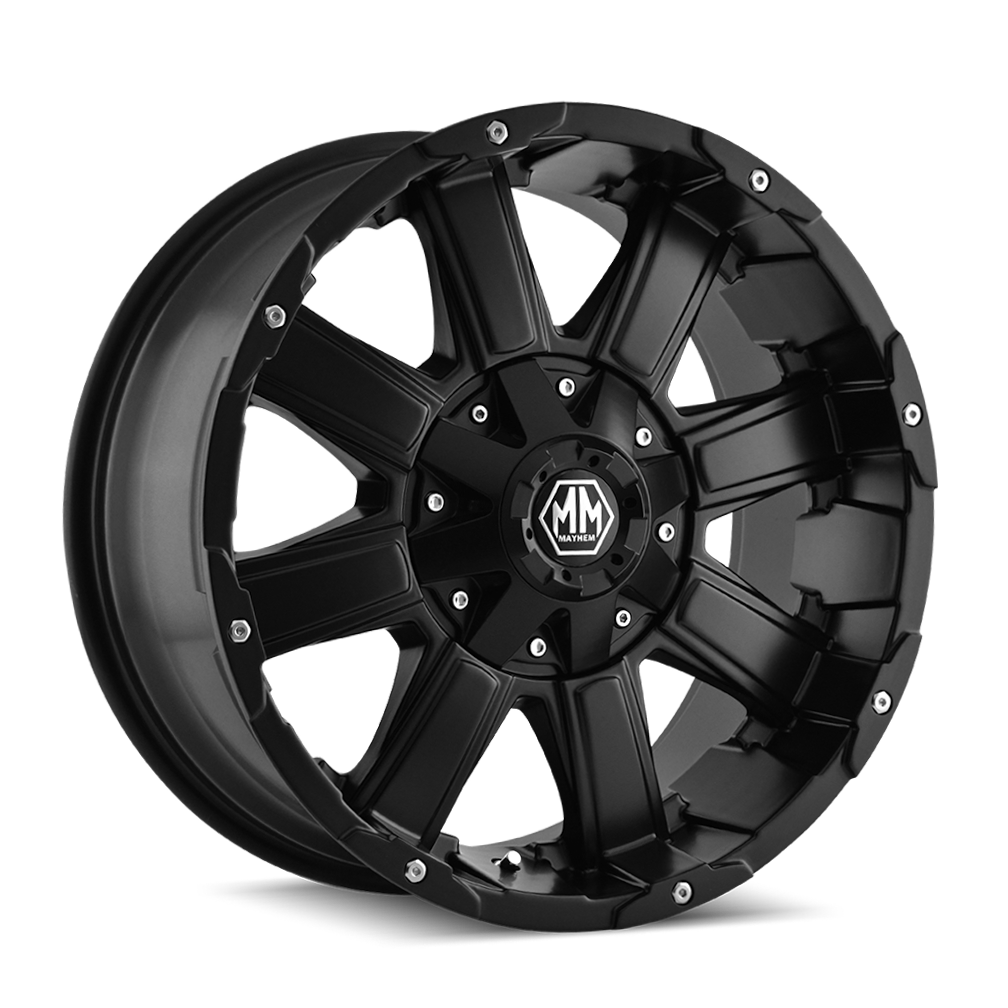 MAYHEM CHAOS 8030 22X12 -44 6x135/6x139.7 MATTE BLACK