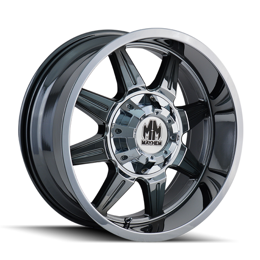 MAYHEM MONSTIR 8100 20X9 18 8x165.1/8x170 CHROME